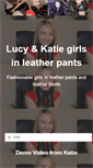 Mobile Screenshot of lucyleatherpants.com